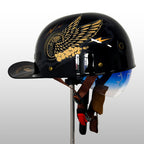 Motorcycle Half Helmet DOT & ECE Certified Breathable Liner