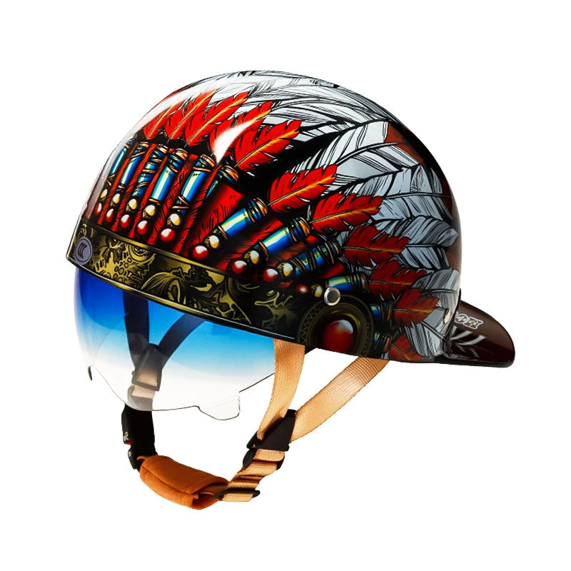 Motorcycle Helmet DOT Approved Lightweight Anti-UV Visor