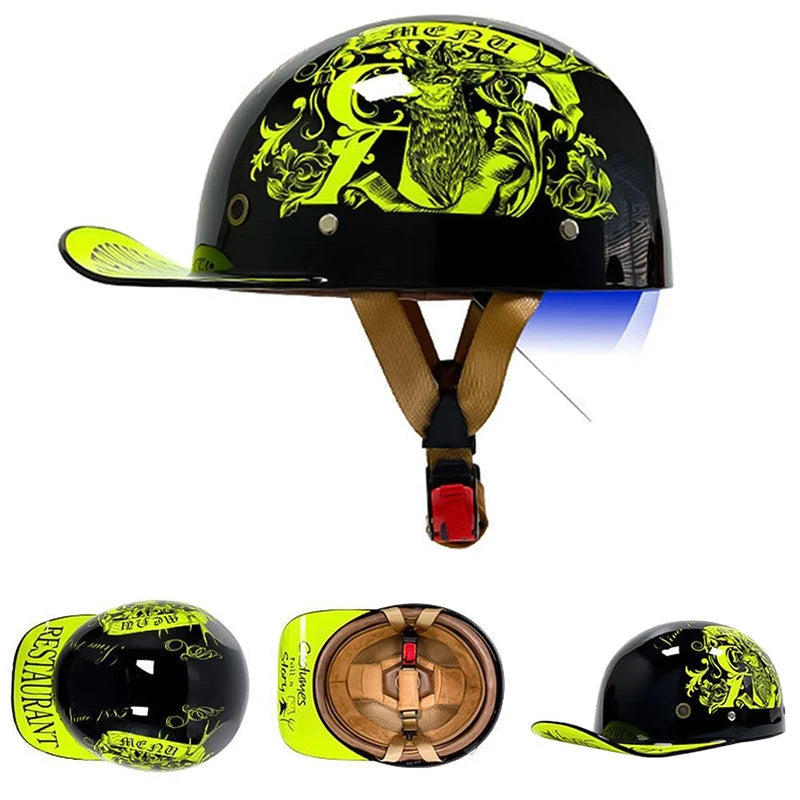Motorcycle Helmet DOT Approved Lightweight Anti-UV Visor