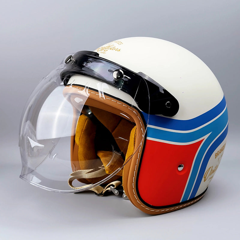 Motorcycle Helmet DOT & ECE Certified Polycarbonate Shell Interchangeable Visors