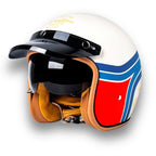 Motorcycle Helmet DOT & ECE Certified Polycarbonate Shell Interchangeable Visors