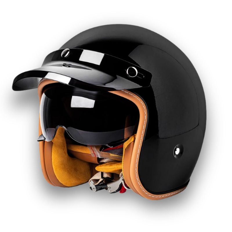 Motorcycle Helmet DOT & ECE Certified Polycarbonate Shell Interchangeable Visors