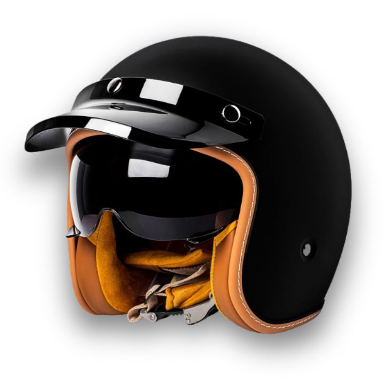 Motorcycle Helmet DOT & ECE Certified Polycarbonate Shell Interchangeable Visors