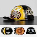 Motorcycle Helmet Half-Open Lightweight DOT & ECE Certified