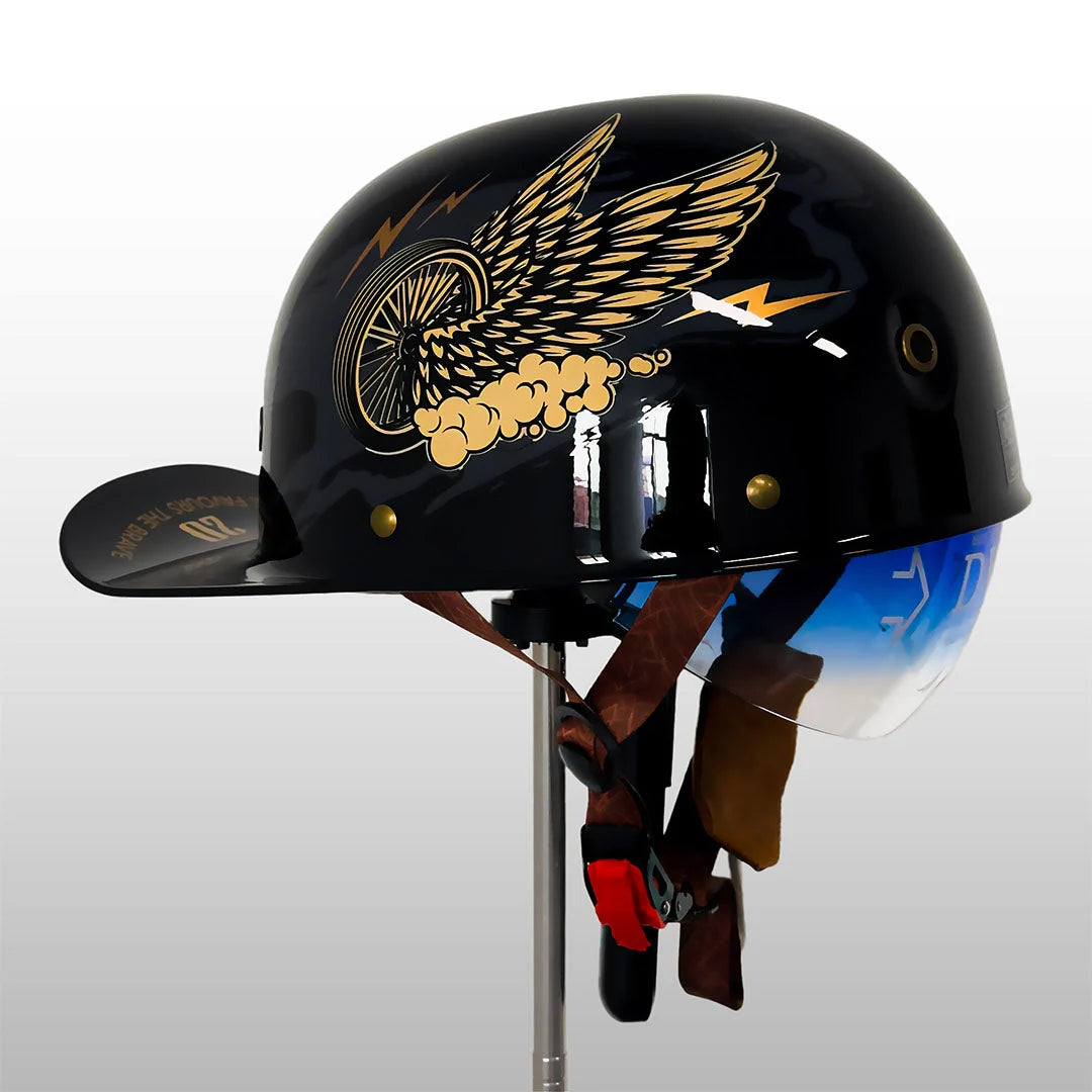 Motorcycle Helmet Half-Open Lightweight DOT & ECE Certified