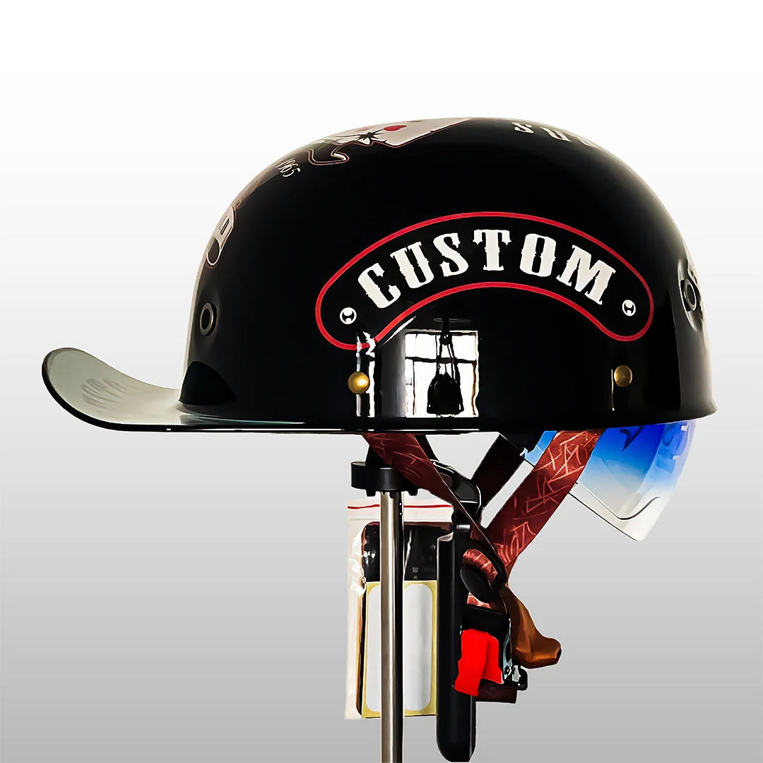 Motorcycle Helmet Half-Open Lightweight DOT & ECE Certified