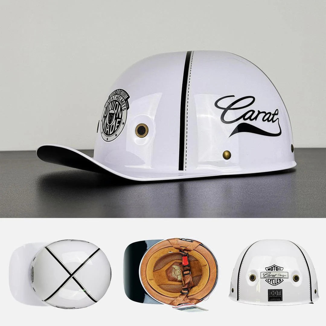 Motorcycle Helmet Half-Open Lightweight DOT & ECE Certified