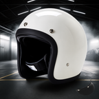 Motorcycle Helmet Low-Profile Fiberglass DOT & ECE Certified
