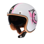 Motorcycle Helmet Open Face ABS Shell DOT & ECE