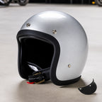 Motorcycle Helmet Retro Low-Profile Fiberglass DOT & ECE