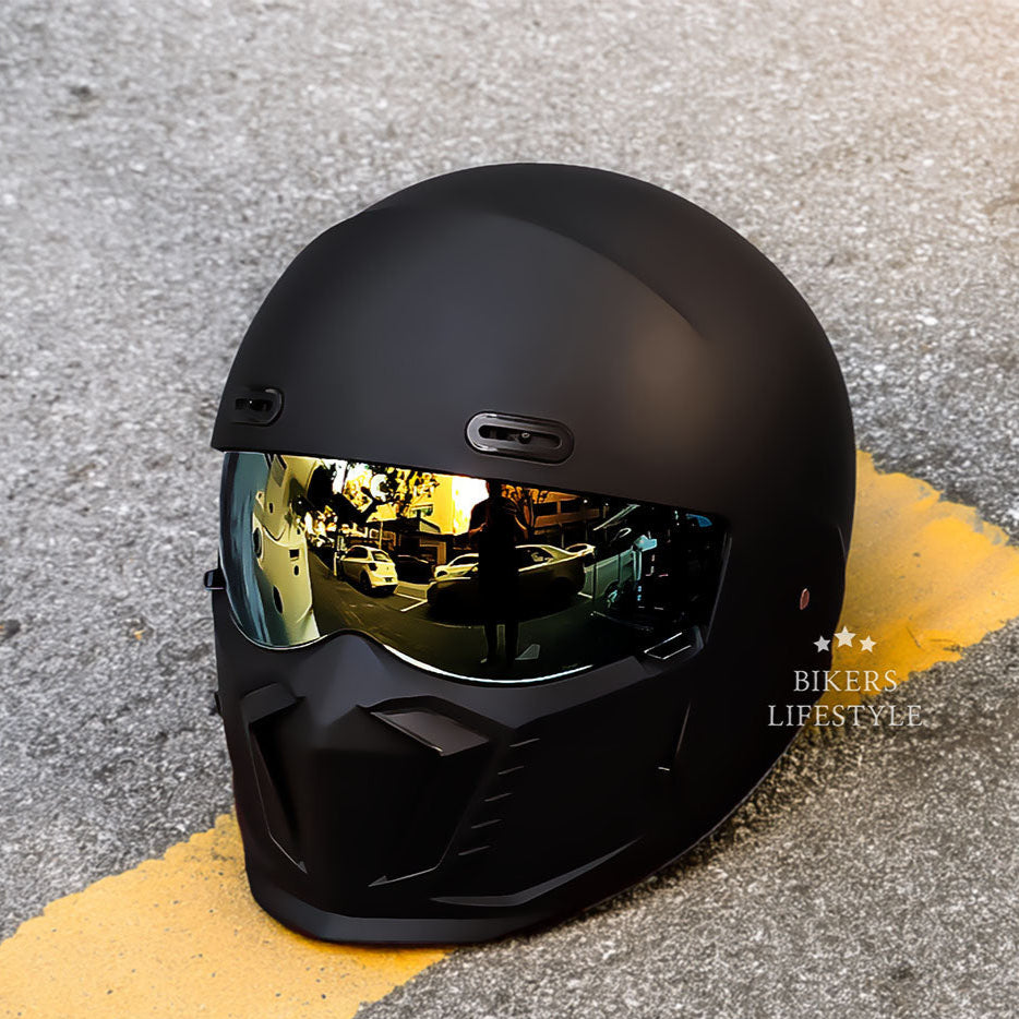 Motorcycle Helmet Retro Open-Face DOT & ECE Approved