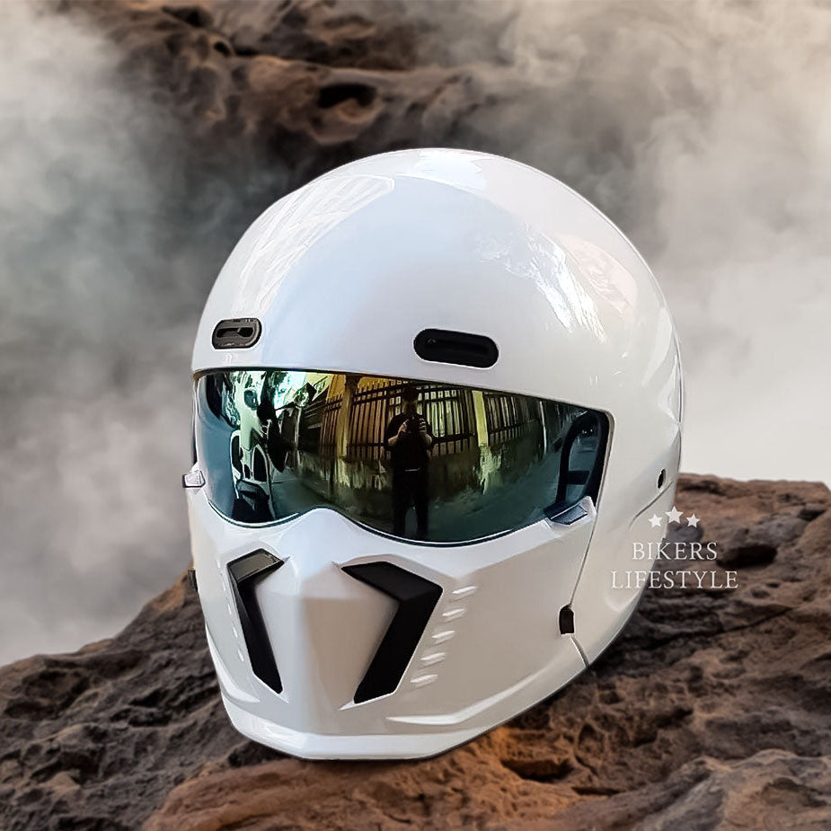 Motorcycle Helmet Retro Open-Face DOT & ECE Approved