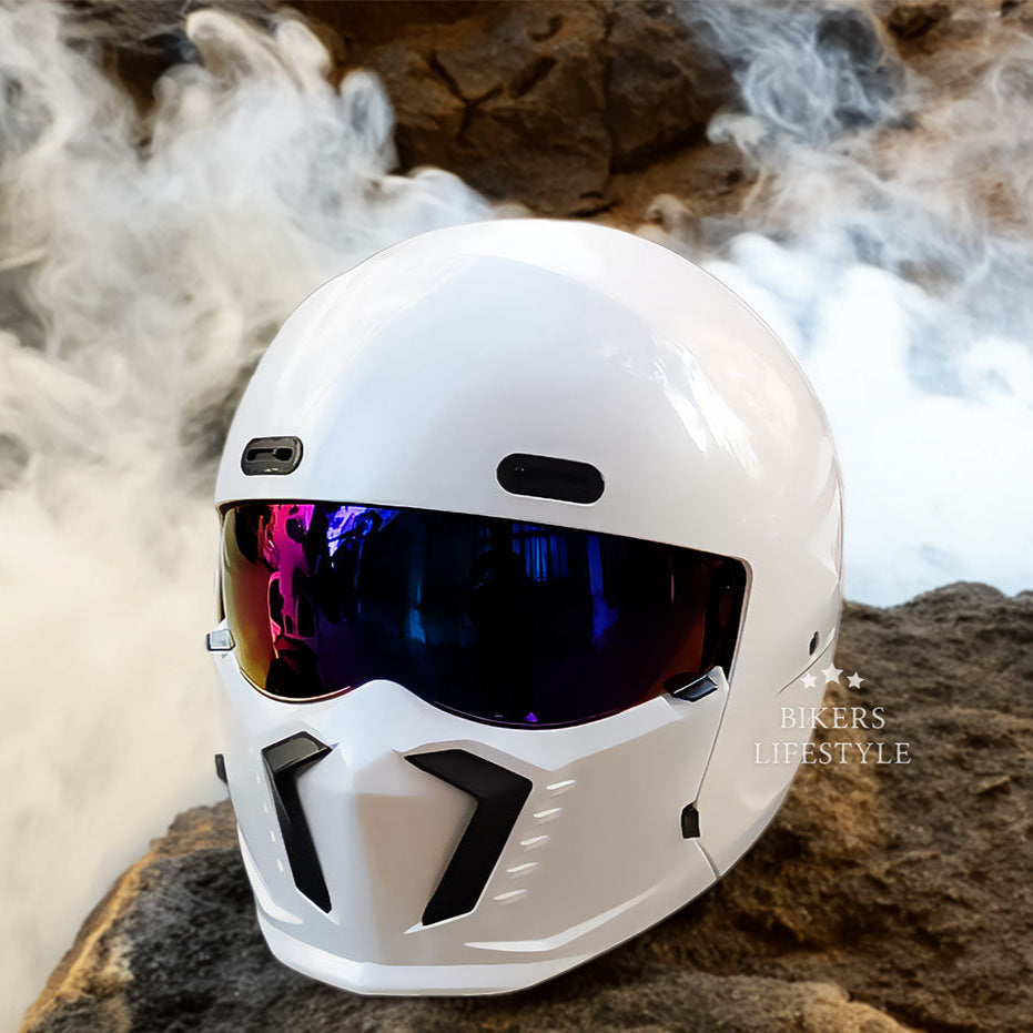 Motorcycle Helmet Retro Open-Face DOT & ECE Approved