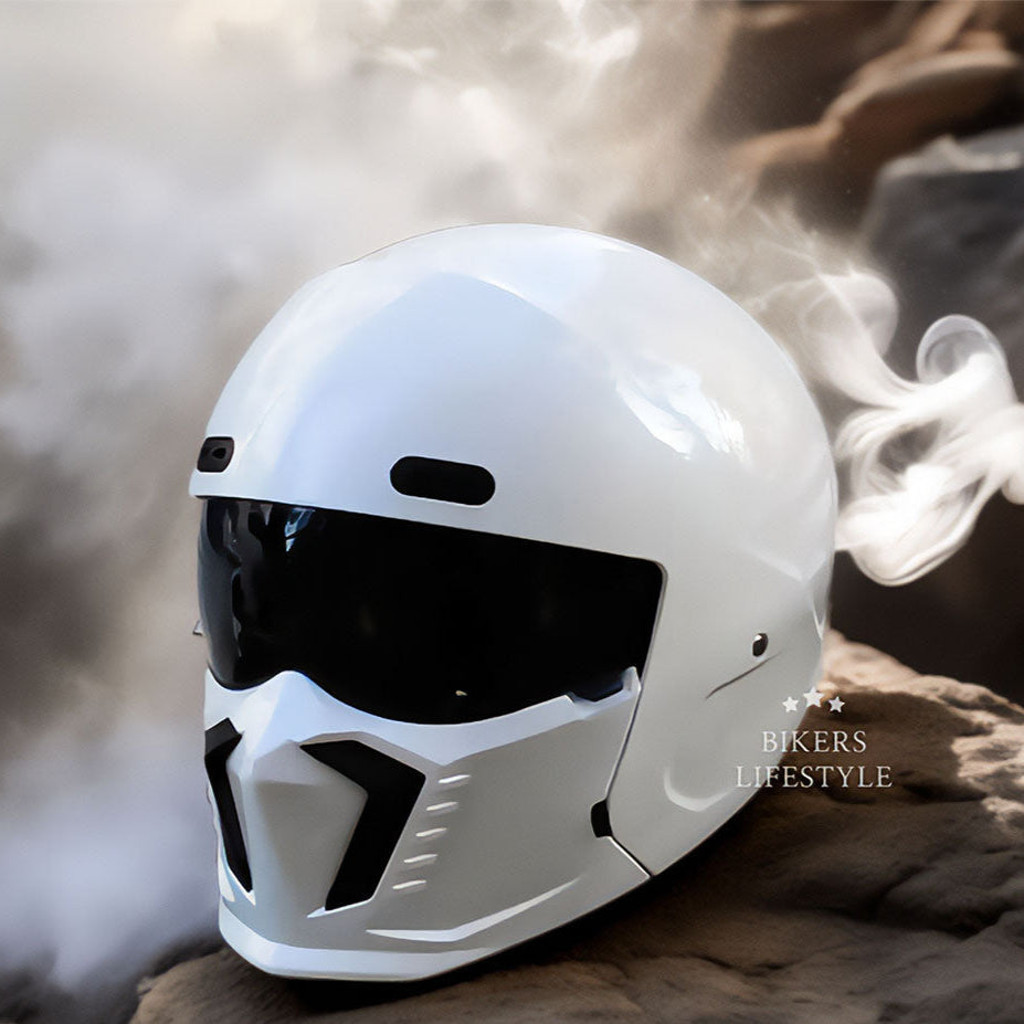 Motorcycle Helmet Retro Open-Face DOT & ECE Approved
