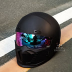 Motorcycle Helmet Retro Open-Face DOT & ECE Approved