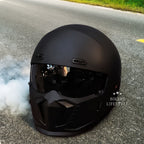 Motorcycle Helmet Retro Open-Face DOT & ECE Approved