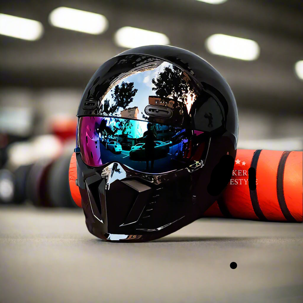 Motorcycle Helmet Retro Open-Face DOT & ECE Approved