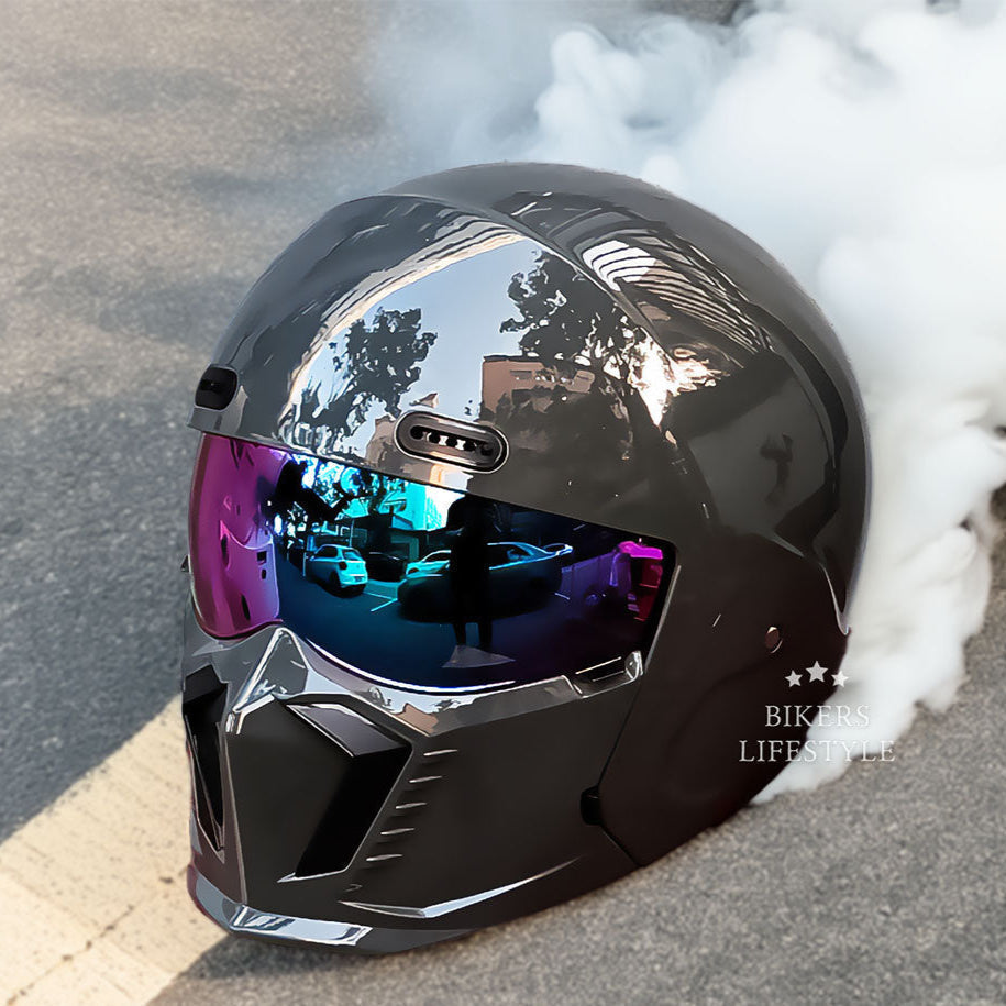 Motorcycle Helmet Retro Open-Face DOT & ECE Approved