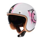 Motorcycle Helmet Retro Open-Face DOT & ECE Approved