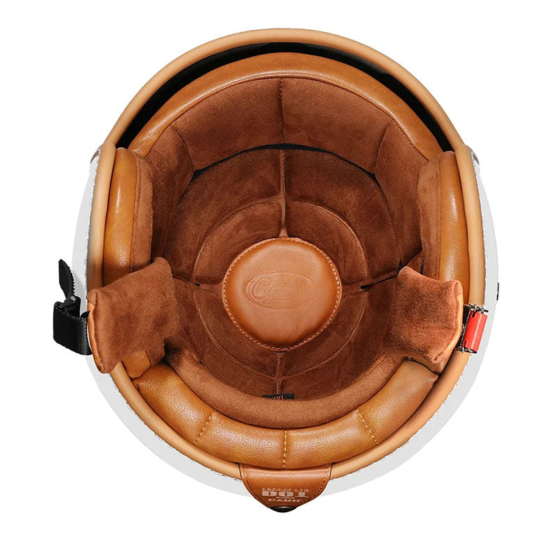Motorcycle Helmet Retro Open-Face Lightweight ABS DOT & ECE