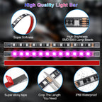 Motorcycle LED Light Kit RGB Brake & Turn Signal