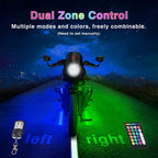 Motorcycle LED Light Kit RGB Brake & Turn Signal