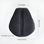 Motorcycle Seat Cushion Gel Shock-Absorbing Breathable Honeycomb Anti-Slip