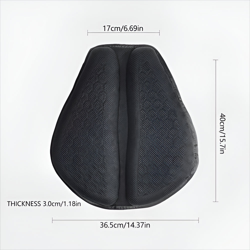 Motorcycle Seat Cushion Gel Shock-Absorbing Breathable Honeycomb Anti-Slip