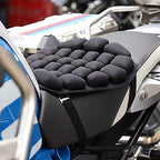 Motorcycle Seat Cushion Pressure-Relief Airflow Inflatable & Sponge