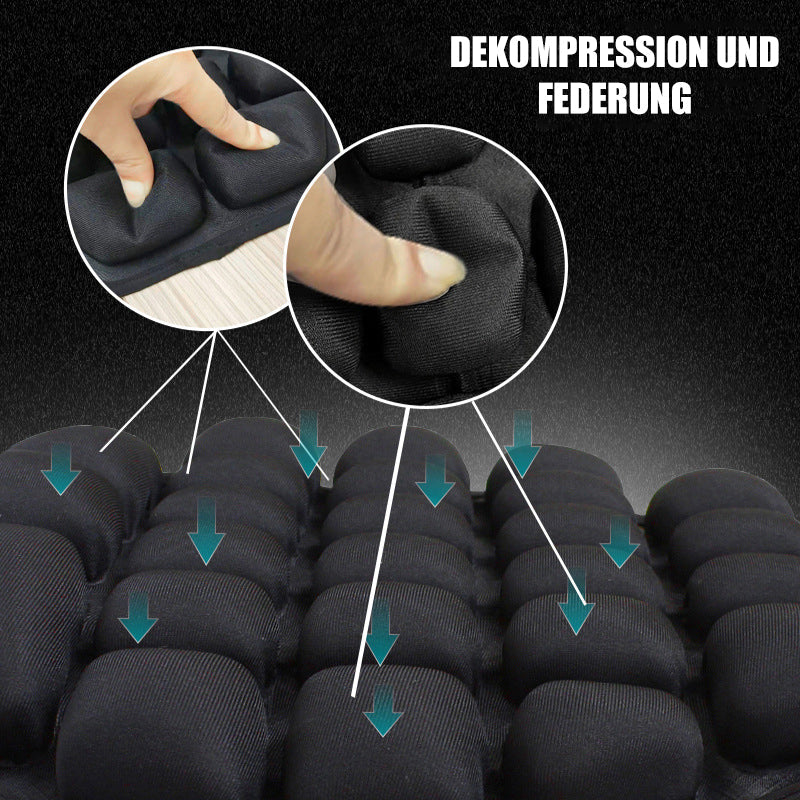 Motorcycle Seat Cushion Pressure-Relief Airflow Inflatable & Sponge