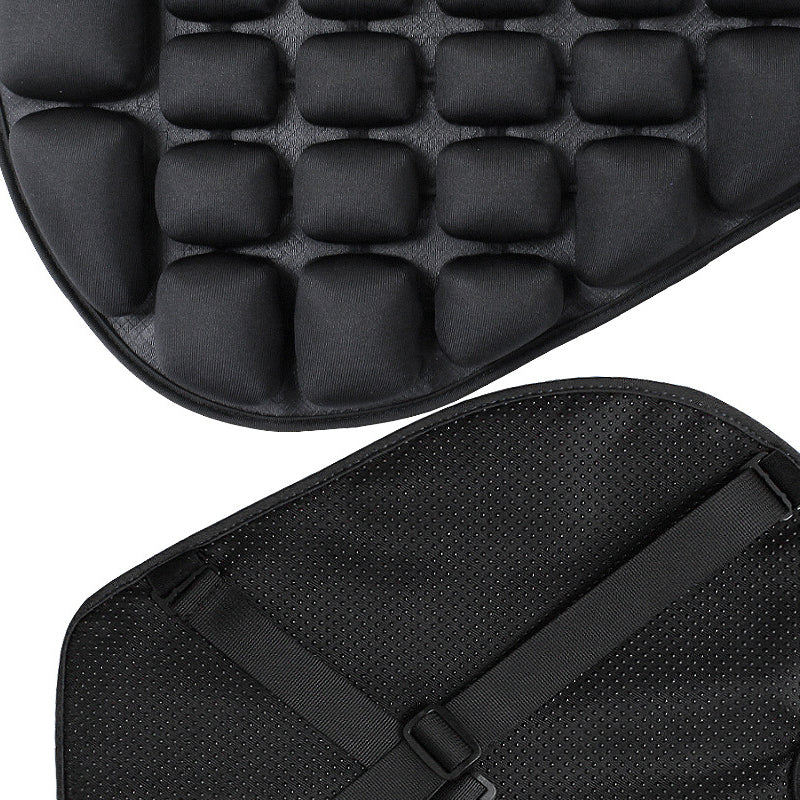 Motorcycle Seat Cushion Pressure-Relief Airflow Inflatable & Sponge