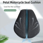 Motorcycle Seat Pad Ventilated Honeycomb & Shock Absorbing