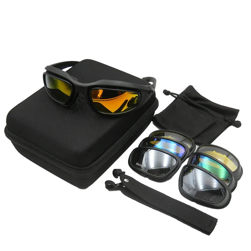 Motorcycle Sunglasses Polarized UV400 Adjustable Headband