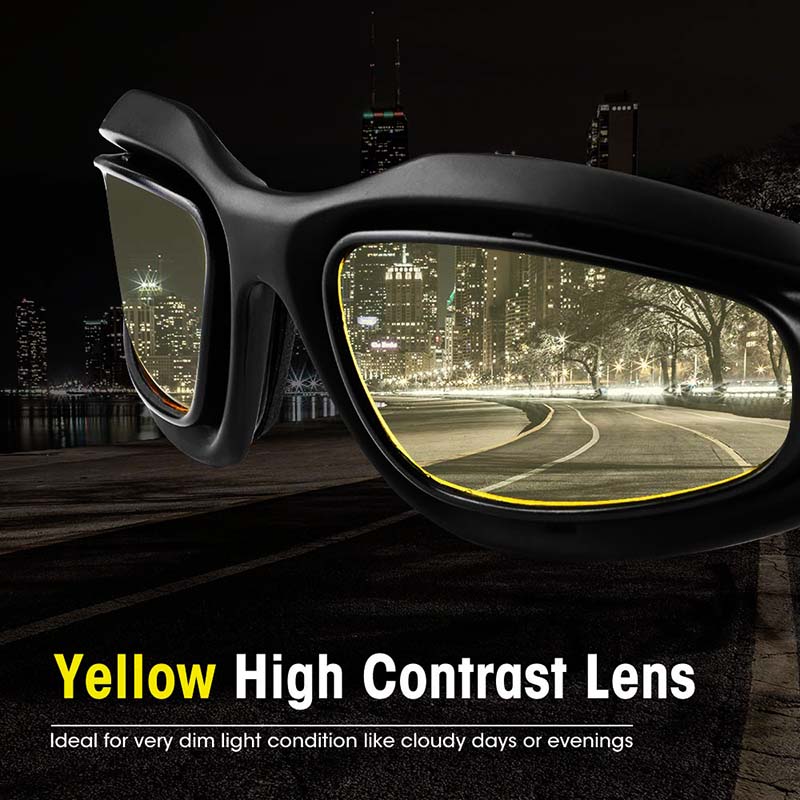 Motorcycle Sunglasses Polarized UV400 Adjustable Headband