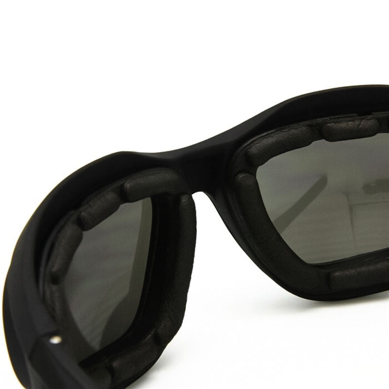 Motorcycle Sunglasses Polarized UV400 Wraparound & Head Strap