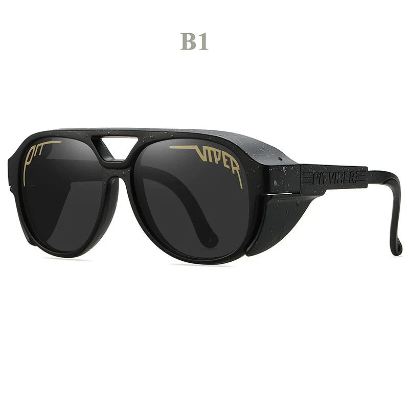 Motorcycle Sunglasses UV400 Helmet-Friendly TR90 Frame