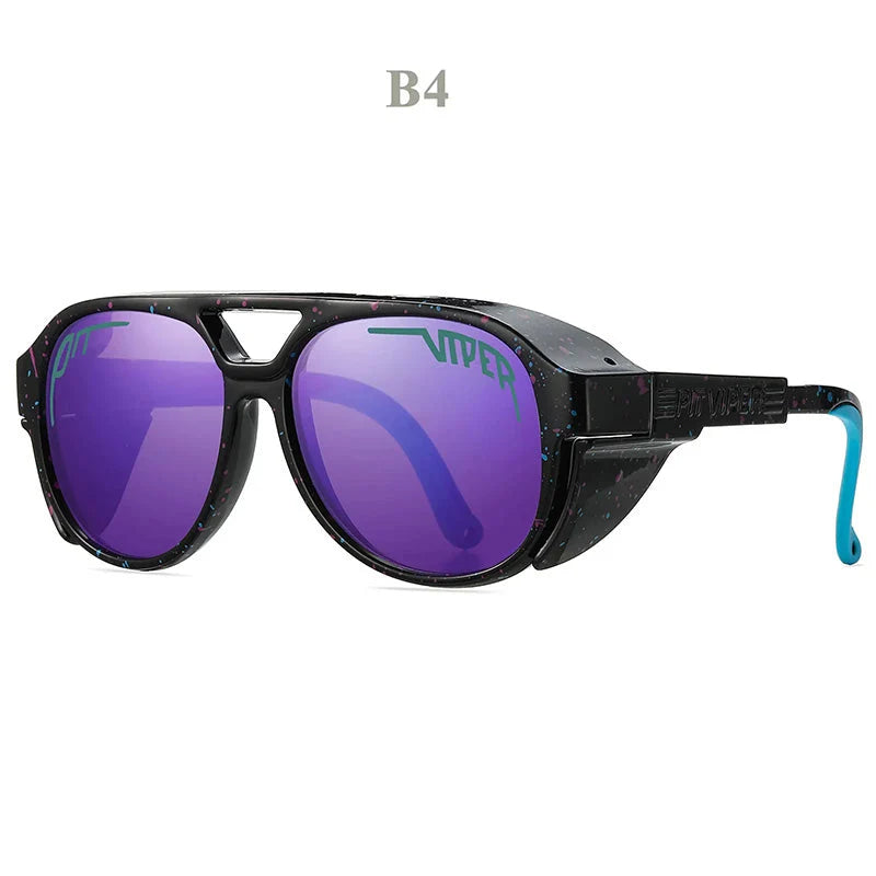 Motorcycle Sunglasses UV400 Helmet-Friendly TR90 Frame
