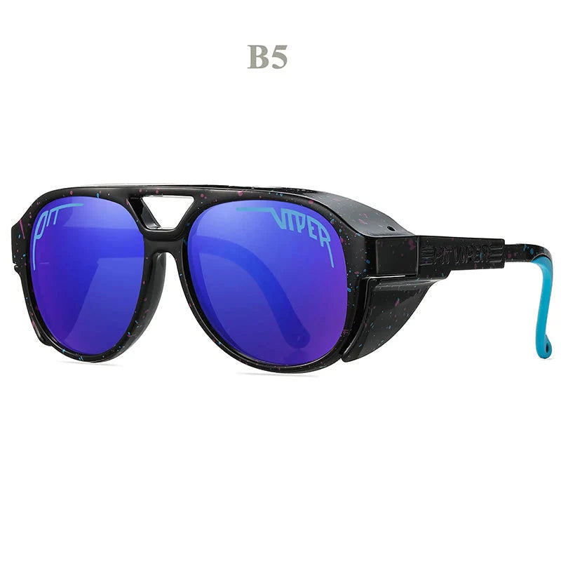 Motorcycle Sunglasses UV400 Helmet-Friendly TR90 Frame