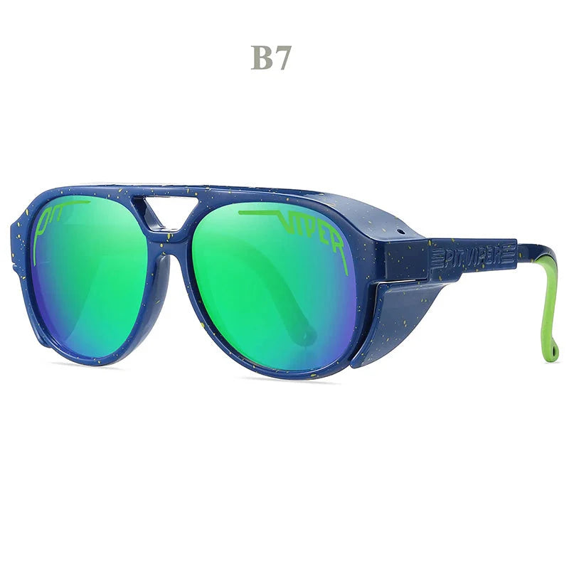 Motorcycle Sunglasses UV400 Helmet-Friendly TR90 Frame
