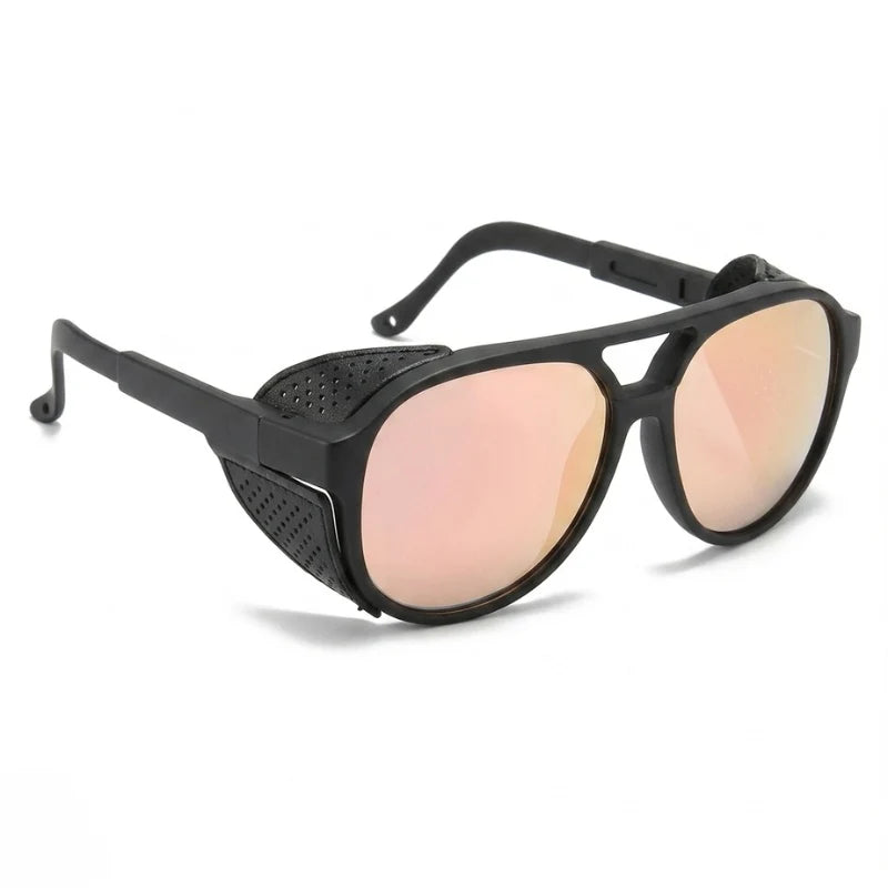 Motorcycle Sunglasses Wraparound Wind-Blocking UV400 Helmet Compatible