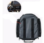 Motorcycle Tail Bag Expandable & Convertible Water-Resistant PU Leather