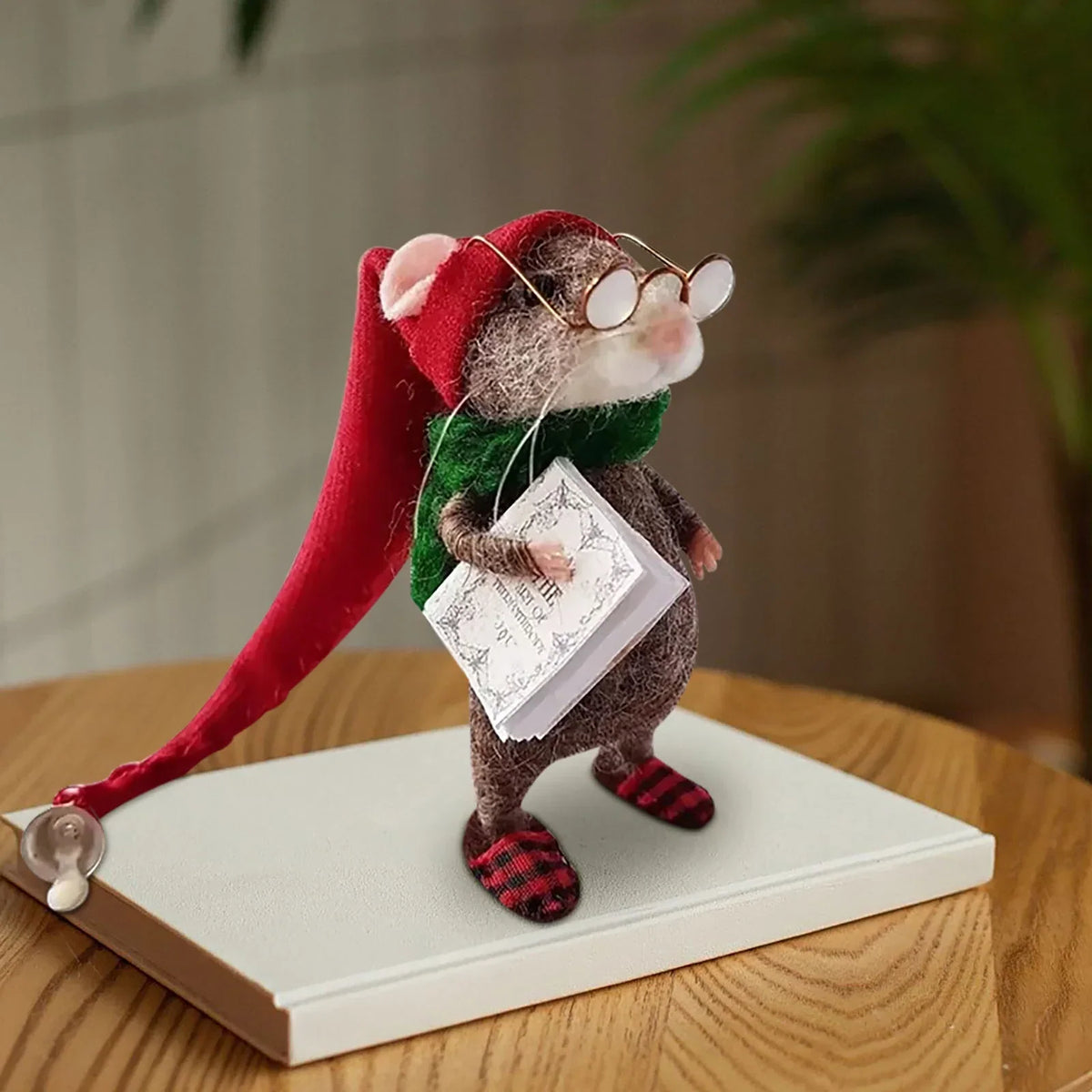 Mouse Needle Felting Kit Pre-Measured Wool & Poseable Wire