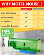 Mouse Trap Enclosed No-Touch Release Set of 4