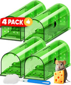 Mouse Trap Humane No-Touch Release Pack of 4