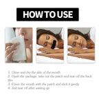 Mouth Tape Bamboo Charcoal Hypoallergenic Adhesive