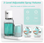 Mouthwash Dispenser Touchless Infrared USB Rechargeable 750ml
