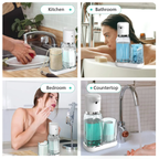 Mouthwash Dispenser Touchless Infrared USB Rechargeable 750ml