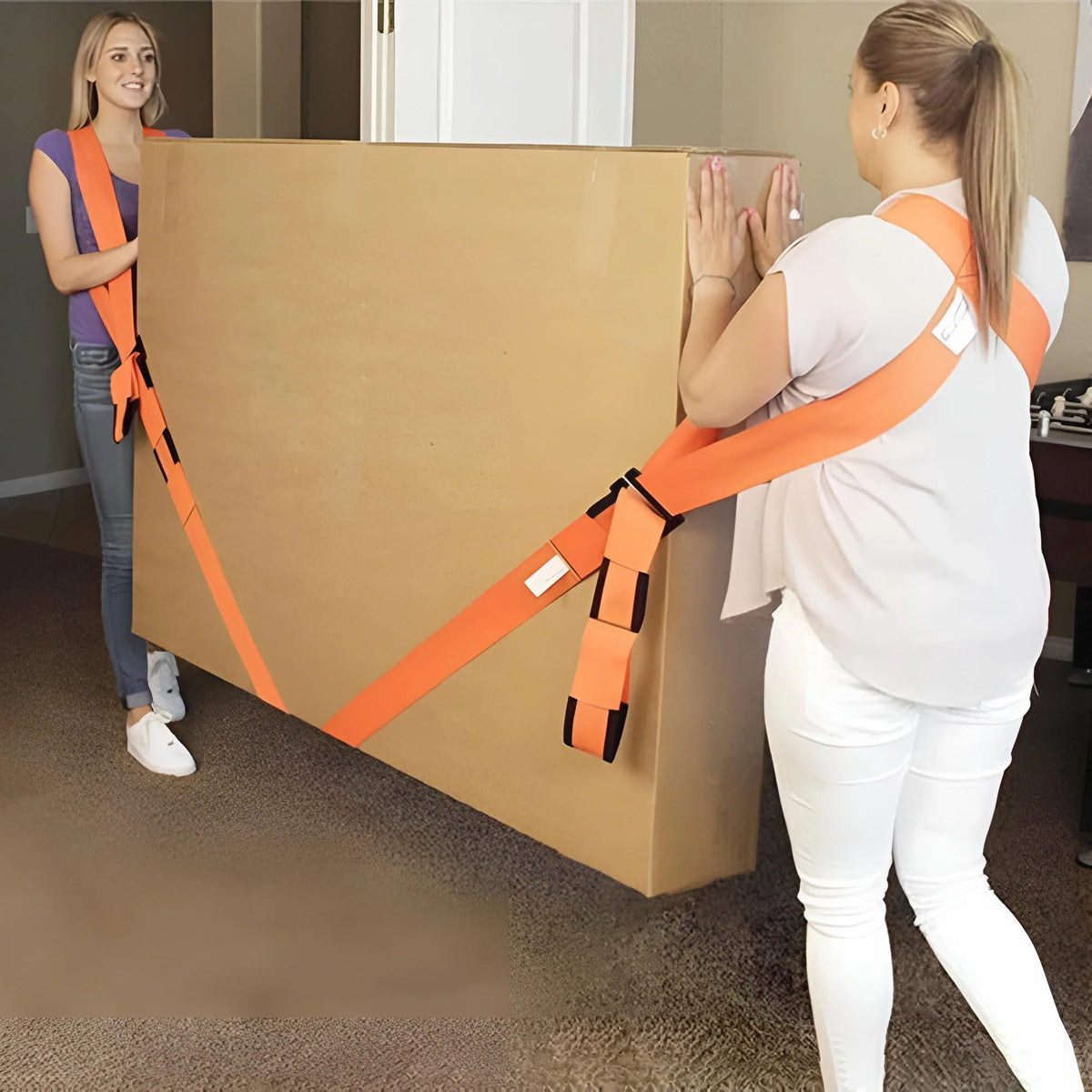 Moving Straps Adjustable Sponge-Padded 400 lb Capacity