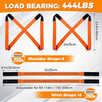 Moving Straps Adjustable Sponge-Padded 400 lb Capacity