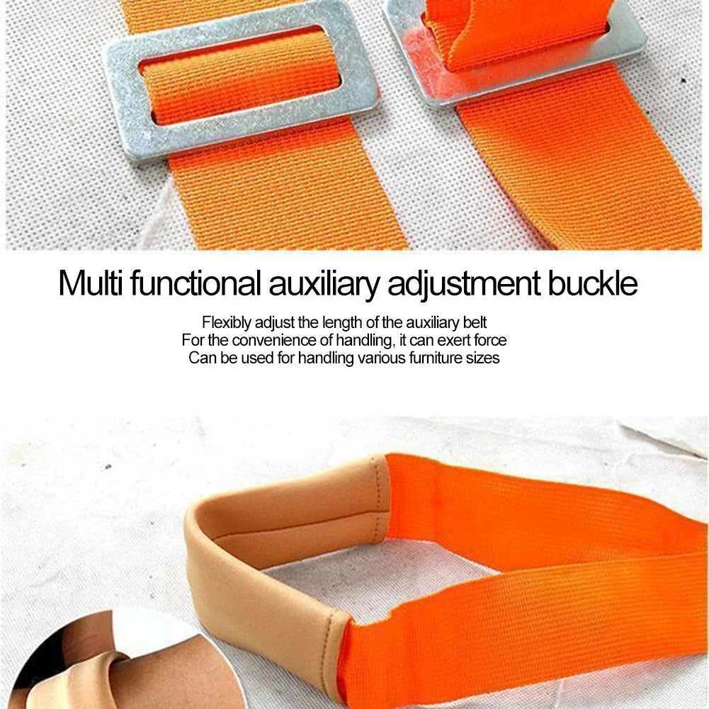 Moving Straps Adjustable Sponge-Padded 400 lb Capacity